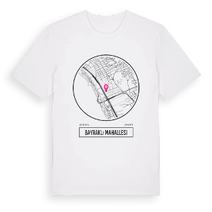 Bayraklı Mahallesi t-shirt – ekologisk bomull t-shirt från Pinshirt