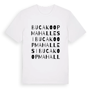 Buca Koop Mahallesi ordlek t-shirt – ekologisk bomull t-shirt från Pinshirt