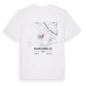 Bulgurca Mahallesi karta t-shirt – ekologisk bomull t-shirt från Pinshirt