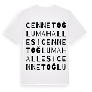 Cennetoğlu Mahallesi ordlek t-shirt – ekologisk bomull t-shirt från Pinshirt