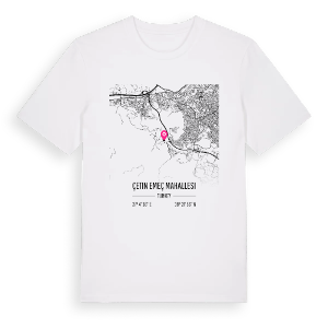 Çetin Emeç Mahallesi karta t-shirt – ekologisk bomull t-shirt från Pinshirt
