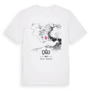 Çiğli karta t-shirt – ekologisk bomull t-shirt från Pinshirt