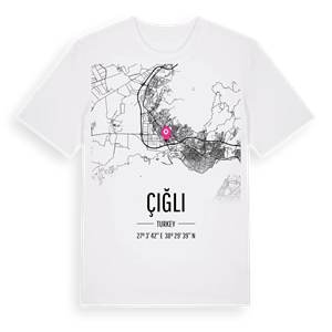 Çiğli karta t-shirt – ekologisk bomull t-shirt från Pinshirt