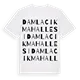 Damlacık Mahallesi ordlek t-shirt