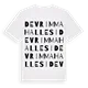 Devrim Mahallesi ordlek t-shirt