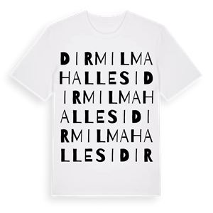 Dirmil Mahallesi ordlek t-shirt – ekologisk bomull t-shirt från Pinshirt