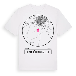 Emmioğlu Mahallesi t-shirt – ekologisk bomull t-shirt från Pinshirt