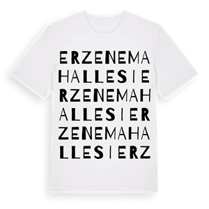 Erzene Mahallesi ordlek t-shirt – ekologisk bomull t-shirt från Pinshirt
