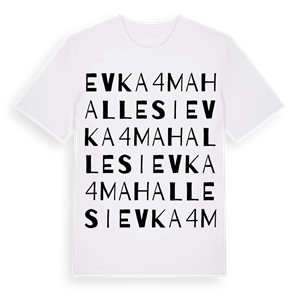 Evka 4 Mahallesi ordlek t-shirt – ekologisk bomull t-shirt från Pinshirt