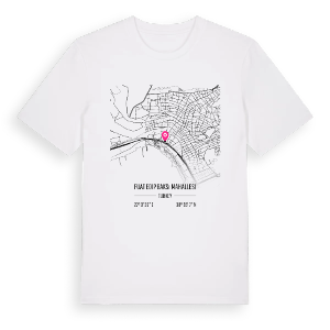 Fuat Edip Baksı Mahallesi karta t-shirt – ekologisk bomull t-shirt från Pinshirt