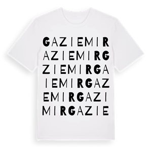 Gaziemir ordlek t-shirt – ekologisk bomull t-shirt från Pinshirt