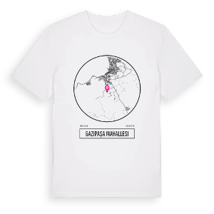 Gazipaşa Mahallesi t-shirt – ekologisk bomull t-shirt från Pinshirt