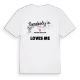 Någon i Göktepe Mahallesi älskar mig t-shirt