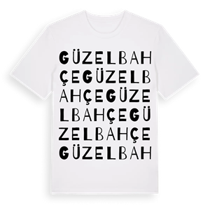 Güzelbahçe ordlek t-shirt – ekologisk bomull t-shirt från Pinshirt