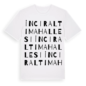 İnciraltı Mahallesi ordlek t-shirt – ekologisk bomull t-shirt från Pinshirt