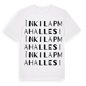 İnkılap Mahallesi ordlek t-shirt – ekologisk bomull t-shirt från Pinshirt