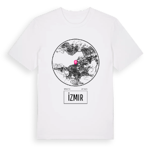 İzmir t-shirt – ekologisk bomull t-shirt från Pinshirt