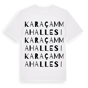 Karaçam Mahallesi ordlek t-shirt – ekologisk bomull t-shirt från Pinshirt