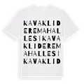 Kavaklıdere Mahallesi ordlek t-shirt