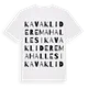 Kavaklıdere Mahallesi ordlek t-shirt