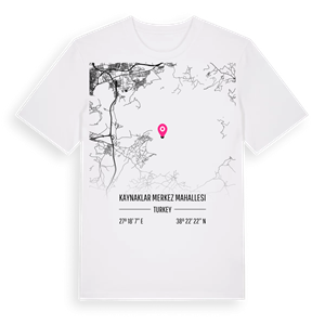 Kaynaklar Merkez Mahallesi karta t-shirt – ekologisk bomull t-shirt från Pinshirt