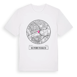 Kazımdirik Mahallesi t-shirt – ekologisk bomull t-shirt från Pinshirt