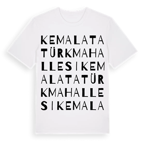 Kemal Atatürk Mahallesi ordlek t-shirt – ekologisk bomull t-shirt från Pinshirt