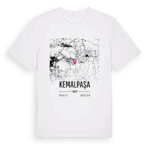 Kemalpaşa karta t-shirt – ekologisk bomull t-shirt från Pinshirt