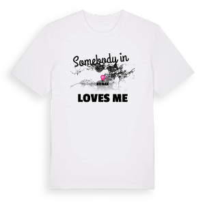 Någon i Konak älskar mig t-shirt – ekologisk bomull t-shirt från Pinshirt