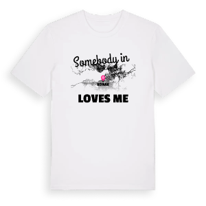 Någon i Konak älskar mig t-shirt – ekologisk bomull t-shirt från Pinshirt