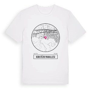 Korutürk Mahallesi t-shirt – ekologisk bomull t-shirt från Pinshirt