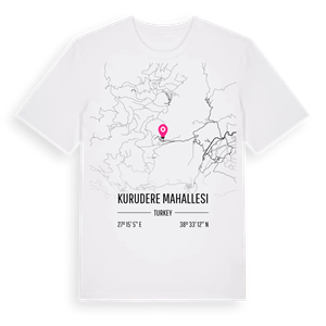 Kurudere Mahallesi karta t-shirt – ekologisk bomull t-shirt från Pinshirt