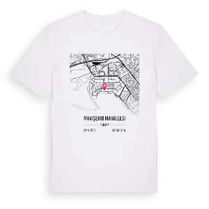 Mavişehir Mahallesi karta t-shirt – ekologisk bomull t-shirt från Pinshirt