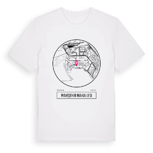 Mavişehir Mahallesi t-shirt – ekologisk bomull t-shirt från Pinshirt