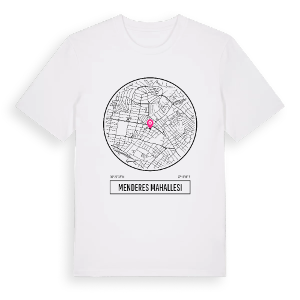 Menderes Mahallesi t-shirt – ekologisk bomull t-shirt från Pinshirt