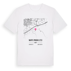 Naipli Mahallesi karta t-shirt – ekologisk bomull t-shirt från Pinshirt