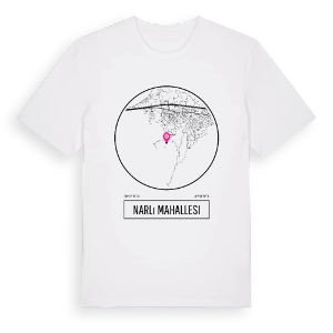 Narlı Mahallesi t-shirt – ekologisk bomull t-shirt från Pinshirt