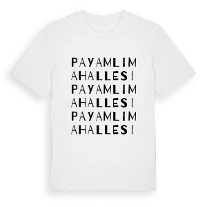 Payamlı Mahallesi ordlek t-shirt – ekologisk bomull t-shirt från Pinshirt