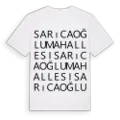 Sarıcaoğlu Mahallesi ordlek t-shirt