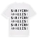Sarıyer Mahallesi ordlek t-shirt