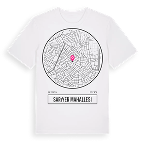Sarıyer Mahallesi t-shirt – ekologisk bomull t-shirt från Pinshirt