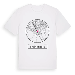 Tepeköy Mahallesi t-shirt – ekologisk bomull t-shirt från Pinshirt