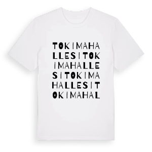 Toki Mahallesi ordlek t-shirt – ekologisk bomull t-shirt från Pinshirt