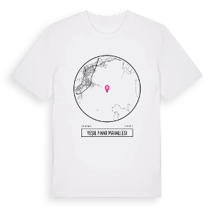 Yeşil Pınar Mahallesi t-shirt – ekologisk bomull t-shirt från Pinshirt