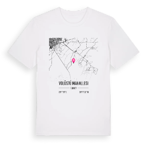Yolüstü Mahallesi karta t-shirt – ekologisk bomull t-shirt från Pinshirt