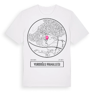 Yurdoğlu Mahallesi t-shirt – ekologisk bomull t-shirt från Pinshirt