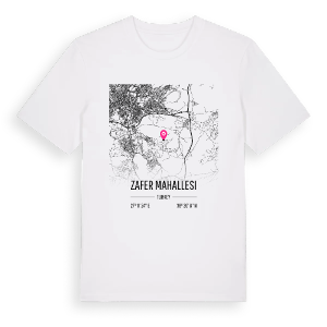 Zafer Mahallesi karta t-shirt – ekologisk bomull t-shirt från Pinshirt