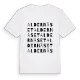 Aldernäset ordlek t-shirt