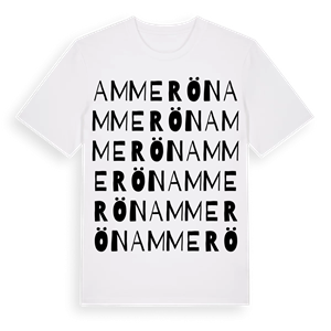 Ammerön ordlek t-shirt – ekologisk bomull t-shirt från Pinshirt
