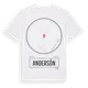 White t-shirt med Andersön t-shirt